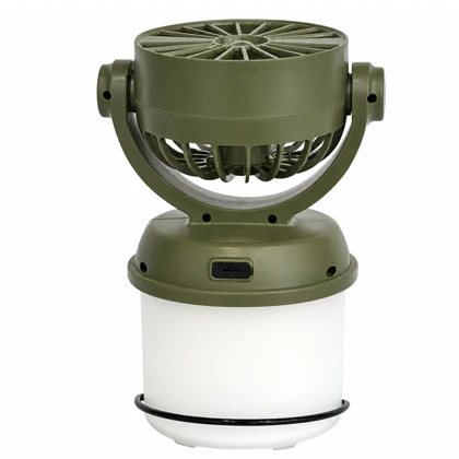 پنکه و چراغ کمپینگ شارژی خورشیدی مدل CH-F804