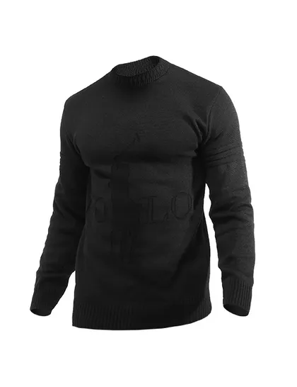 پلیور بافت مردانه یقه گرد Polo