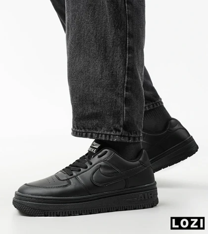 کفش کتانی مردانه و زنانه مشکی نایک NIKE AIR FORCE مدل 2093