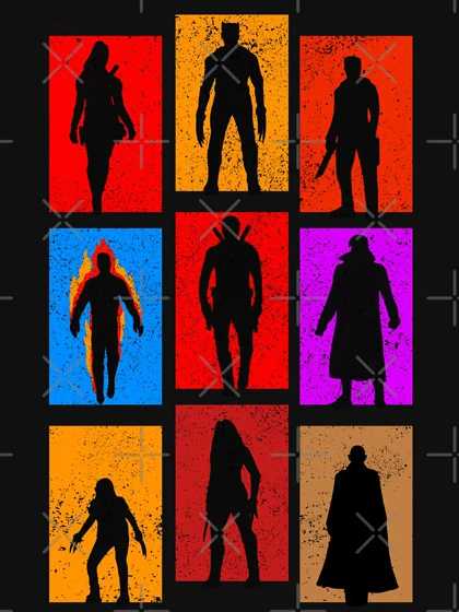 تیشرت طرح ددپول | Heroes - Cameos - Villain کد 246726