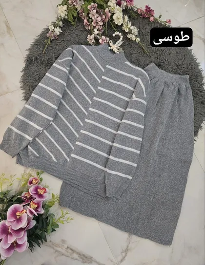 بلوز دامن بافت کد 80755