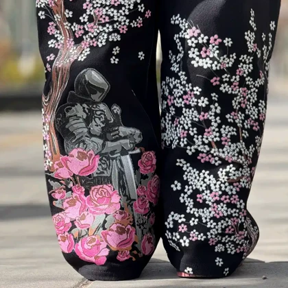 شلوار اسلش کاستوم نقش برجسته شوالیه Knight