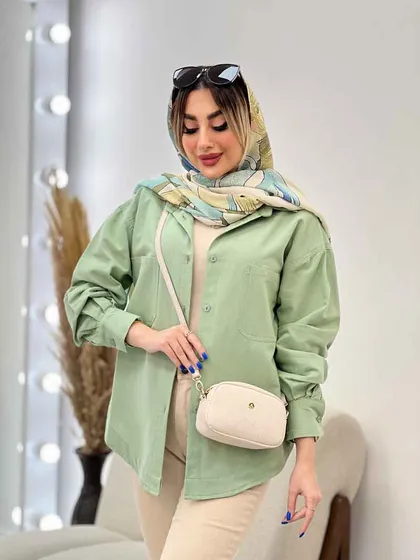 مانتو دو جیب ترنگ
