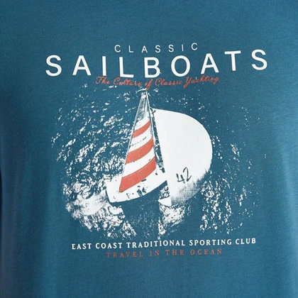 تیشرت آستین کوتاه مردانه ال سی وایکیکی مدل Sailing power