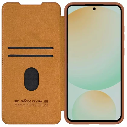 قاب کلاسوری گوشی سامسونگ گلکسی اس 24 اف ای نیلکین Qin Pro Series Leather