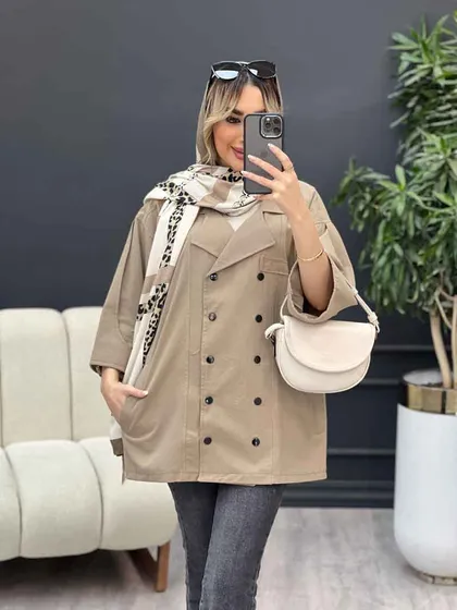 مانتو لینن ده دکمه