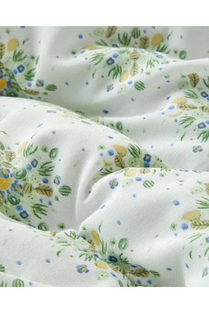 سرویس روتختی دو نفره English Home مدل Tropica پنبه و پلی‌استر - سبز