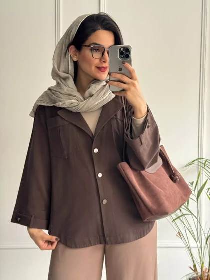 مانتو کتان جین رنگی شایلین