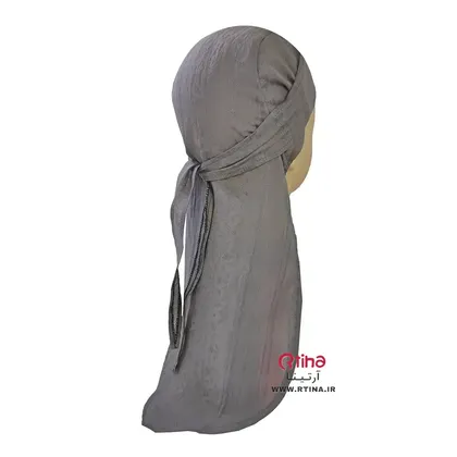 روسری دورگ/ سربند دخترانه اسپرت خاکستری