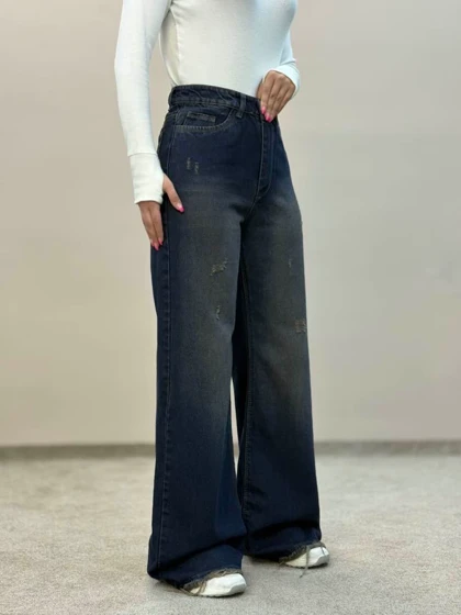 شلوار جین فلربگ تینت تیره2071