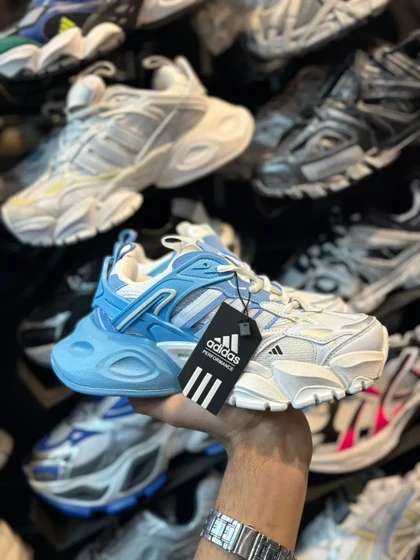 کتانی دیلاکس زنانه سفید ابی