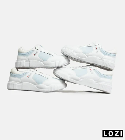 کفش کتانی مردانه سفید آبی FILA مدل 6955