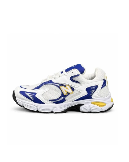 کفش کتانی مردانه مدل نیوبالانس 725 سفید آبی زرد New Balance