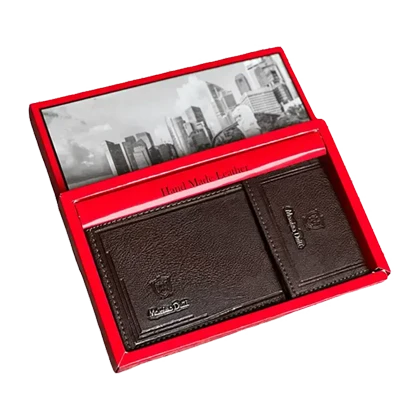 ست دو تکه کیف پول و جاکارتی مردانه چرمی gucci-2