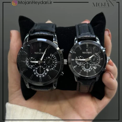 ساعت ست سه موتوره کلاسیک رومانسون کد cw30005