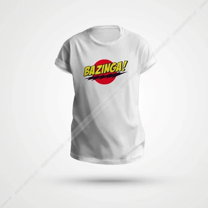 تیشرت Big Bang Theory طرح Bazinga