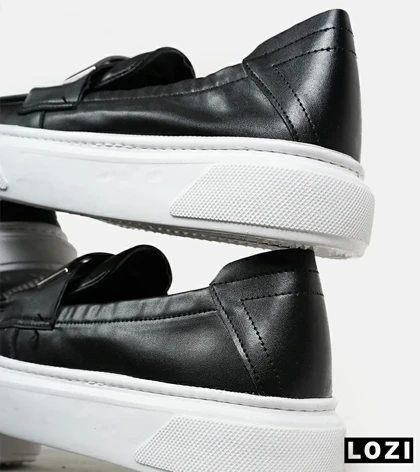 کالج مردانه مشکی Bottega Veneta مدل 6972