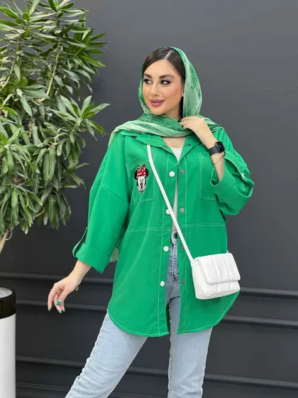 مانتو داکرون دوخت دار میکی موس