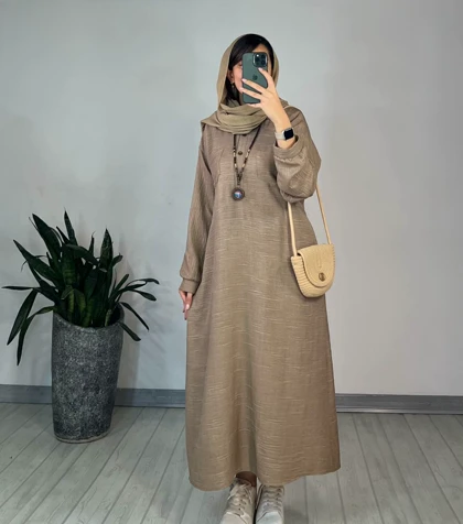 مانتو بلند دریا(به همراه کمربند)