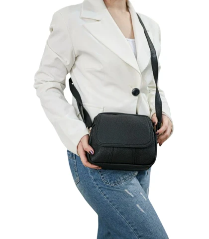 کیف دوشی زنانه چرم