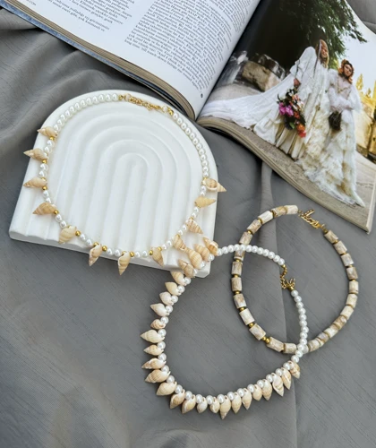 گردنبند صدف مرواریدی