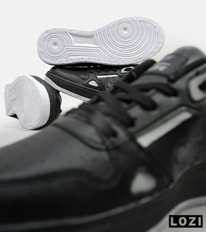کفش کتانی مردانه مشکی سفید NIKE AirForce Draw