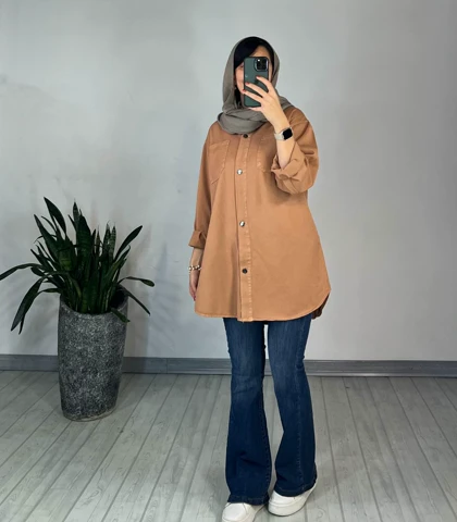 مانتو کتان کارن (ایراد دار)