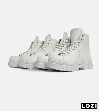 بوت مردانه سفید BERSHKA
