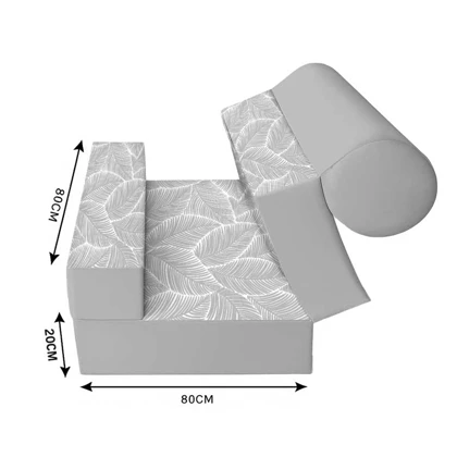 کاناپه تخت شو یک نفره برگ مینیمال مدل M1112