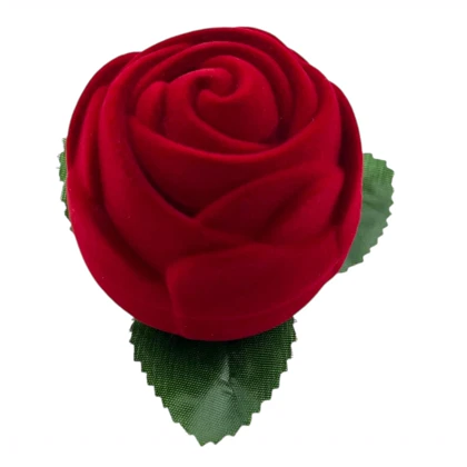 جعبه انگشتر طرح گل - هدیه‌ای عاشقانه