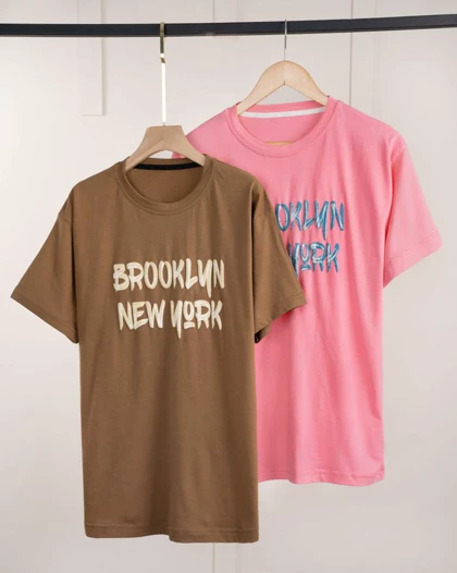 تیشرت نخ و پنبه brooklyn کد 28941