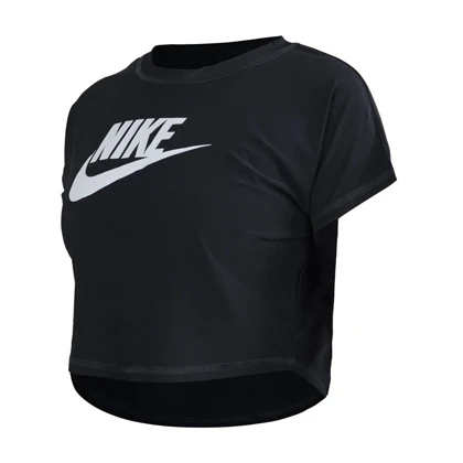 کراپ آستین کوتاه ورزشی زنانه نایک مدل VHD-3C337 طوسی تیره