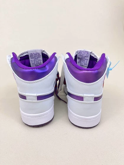 کتانی ونس زنانه ساق‌دار ایر جردن 1 کرومی 1 NIKE AIR JORDAN کد 912