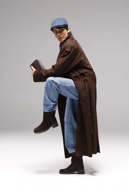 بارانی چرم جیر زنانه