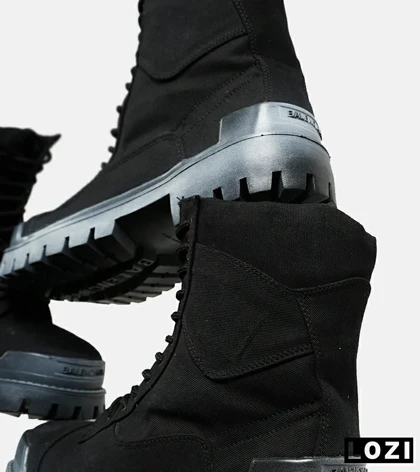 بوت مردانه مشکی بالنسیاگا مدل 6510