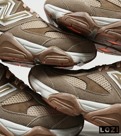 کفش کتانی مردانه قهوه ای زیتونی NEW BALANCE 9060