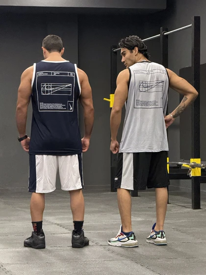 ست بسکتبالی نایک (Nike Just Do It) پارچه فلامنت طرح آجری (8 رنگ)