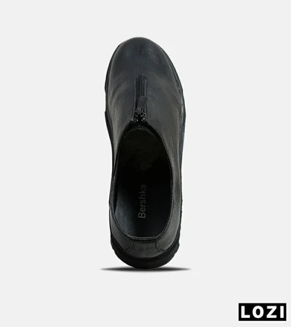 کفش کتانی مردانه مشکی BERSHKA