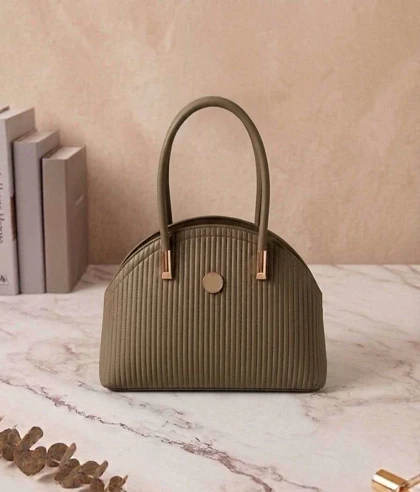 کیف صندوقی جا دسته دار رنگ سدری