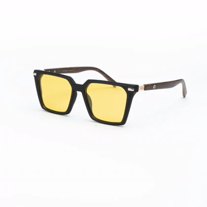 عینک آفتابی مردانه وزنانه پلاریزه پولو POLO مدل SG-25140باطراحی دسته طرح‌چوب وشیک
