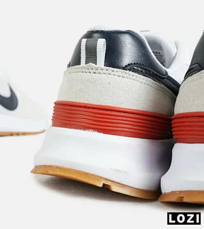 کفش کتانی سفید سرمه ای قرمز NIKE AirMax DN