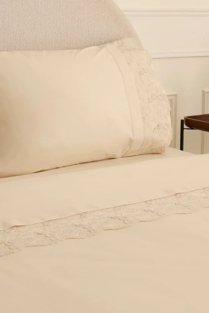 سرویس روتختی دو نفره Karaca Home مدل Luciana 100٪ پنبه - بژ