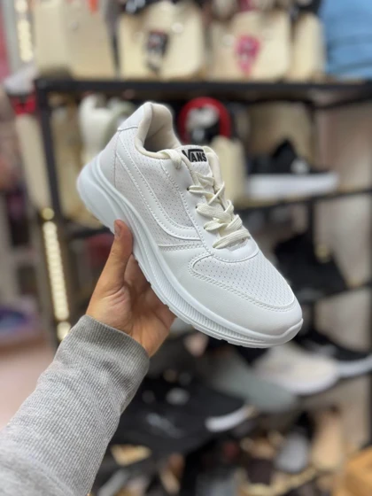 کتانی مدل ونس 106 سفید سایز زنانه و مردانه