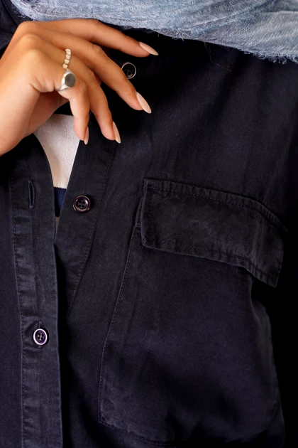 شومیز جیب‌دار مچی زنانه