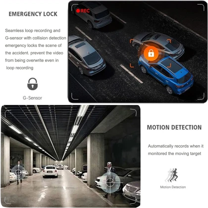 دوربین ثبت وقایع خودرو بلک باکس BLACK BOX چهار لنزه