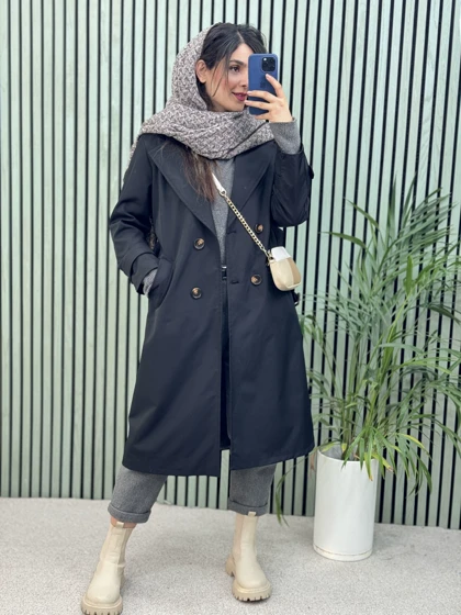 بارانی آستردار بلند پروا