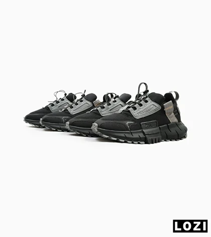 کفش کتانی مشکی طوسی ریباک Reebok Zig Kinetica 2.5 Edge