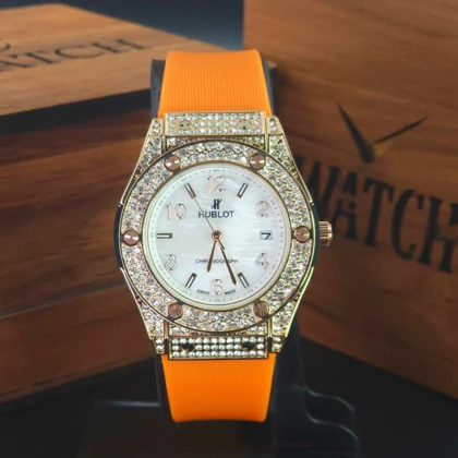 ساعت مچی زنانه هابلوت HUBLOT A919L با موتور کوارتز ژاپن کد 1