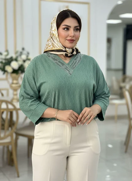 شومیز کیمانو مدل یاس | شومیز کیمانو مدل یاس کد 50275 کد 9104
