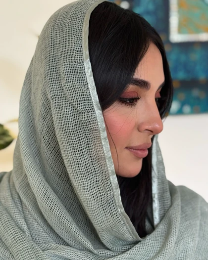 شال حصیری کنفی خنک و سبک